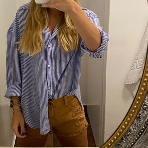 Billabong Women's Brown Distressed Jean Shorts